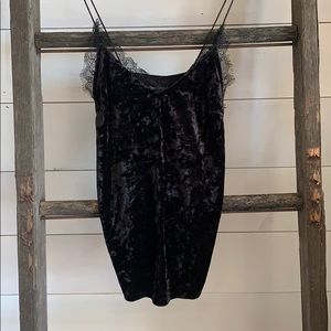 velvet tank top